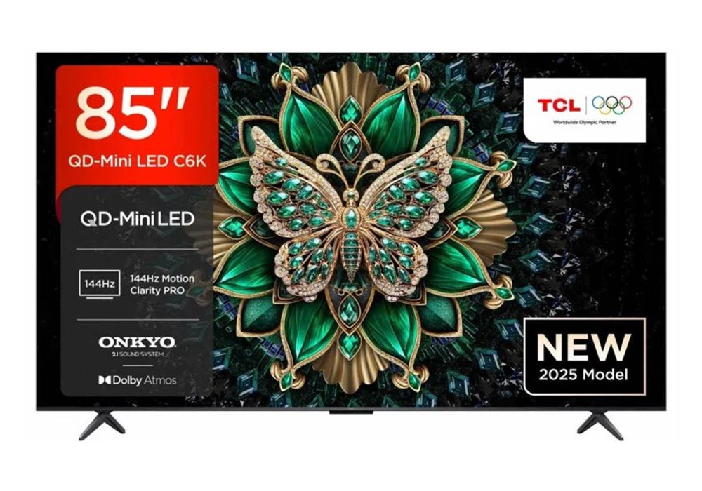 TCL 85C6K-UK 85 Inch (216 cm) Smart TV