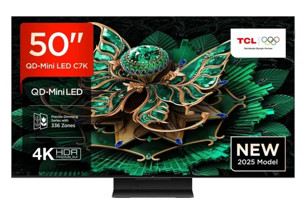 TCL 50C7K-UK 50 Inch (126 cm) Smart TV
