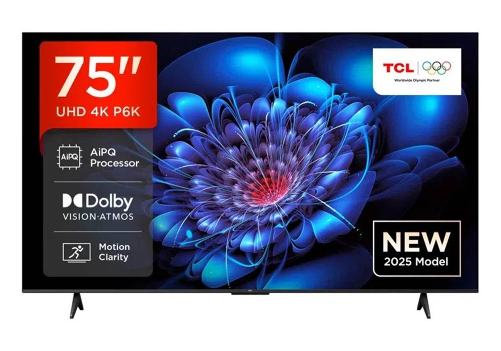 TCL 75P6K-UK 75 Inch (191 cm) Smart TV