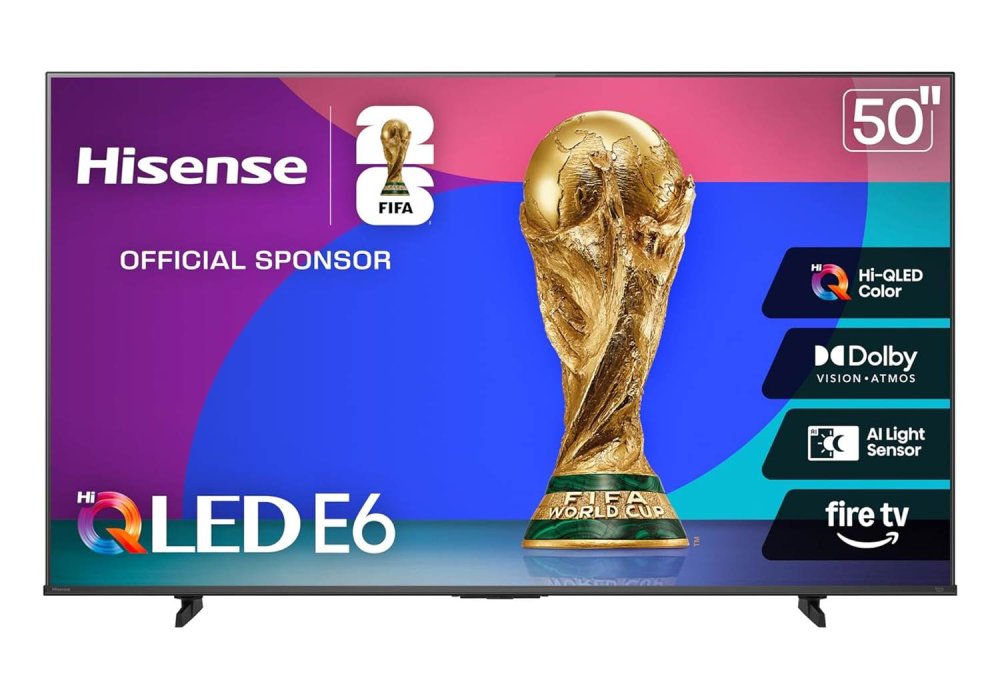 Hisense 50E6QF 50 Inch (126 cm) Smart TV
