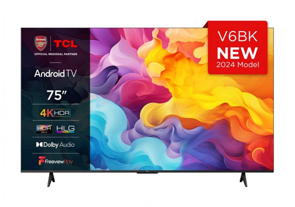 TCL 75V6BK 75 Inch (191 cm) Smart TV