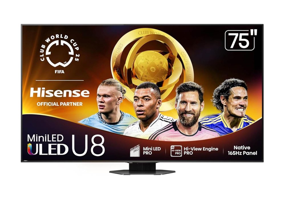 Hisense 75U8QG 75 Inch (191 cm) Smart TV