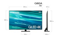 Samsung QN75Q80AAFXZC 75 Inch (191 cm) Smart TV