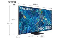 Samsung QN55QN95BAFXZC 55 Inch (139 cm) Smart TV