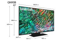 Samsung QN43QN90BAFXZC 43 Inch (109.22 cm) Smart TV