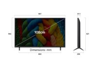 LG 43NANO83A6A 43 Inch (109.22 cm) Smart TV