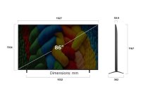 LG 86NANO80AUA 86 Inch (218 cm) Smart TV