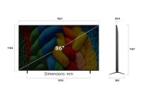 LG 86NANO80ASA 86 Inch (218 cm) Smart TV