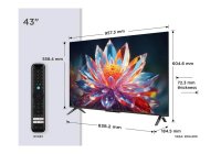 TCL 43T6C-UK 43 Inch (109.22 cm) Smart TV