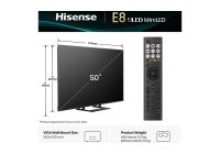 Hisense 50E8QTUK 50 Inch (126 cm) Smart TV