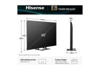 Hisense 65E8QTUK 65 Inch (164 cm) Smart TV