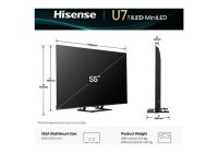 Hisense 55U7QTUK 55 Inch (139 cm) Smart TV