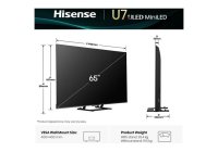 Hisense 65U7QTUK 65 Inch (164 cm) Smart TV