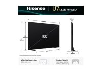 Hisense 100U7QTUK 100 Inch (254 cm) Smart TV
