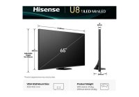 Hisense 65U8QTUK 65 Inch (164 cm) Smart TV