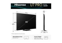 Hisense 85U7QTUK PRO 85 Inch (216 cm) Smart TV