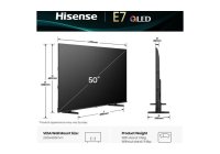 Hisense 50E7QTUK 50 Inch (126 cm) Smart TV