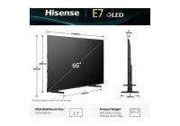 Hisense 65E7QTUK 65 Inch (164 cm) Smart TV