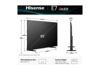 Hisense 85E7QTUK 85 Inch (216 cm) Smart TV