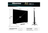 Hisense 85A6QTUK 85 Inch (216 cm) Smart TV