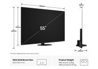 Hisense 55A85Q 55 Inch (139 cm) Smart TV