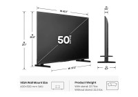 Hisense 50U6SF 50 Inch (126 cm) Smart TV