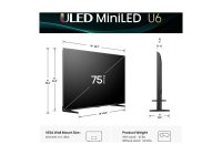 Hisense 75U65QF 75 Inch (191 cm) Smart TV