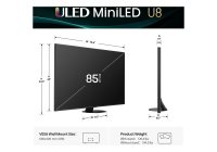 Hisense 85U8QG 85 Inch (216 cm) Smart TV