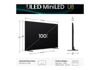 Hisense 100U8QG 100 Inch (254 cm) Smart TV