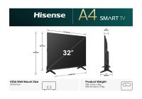 Hisense 32A4QNZ 32 Inch (80 cm) Smart TV