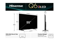Hisense 55Q6QNZ 55 Inch (139 cm) Smart TV