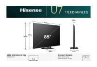 Hisense 85U7QNZ 75 Inch (191 cm) Smart TV