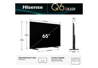 Hisense 65Q6QAU 65 Inch (164 cm) Smart TV